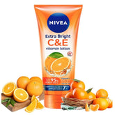 NIVEA Lotion Body Cream Extra Bright C&E Vitamin Whitening Skin Lightening 320ml